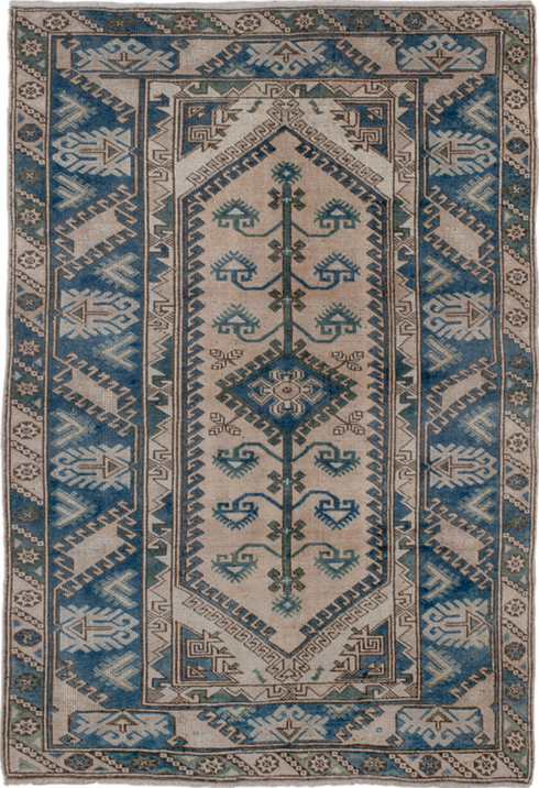 Antique Oushak Area Rug (3' x 5')